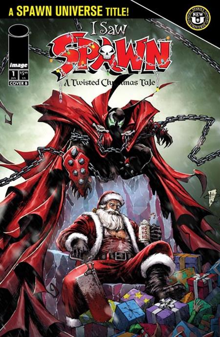 I SAW SPAWN A TWISTED CHRISTMAS TALE #1 (OF 2) CVR B DANIEL HENRIQUES VAR (Pre-Order by 10/12/26 | Est. In-Store: 11/04/26 | Ships after release)
