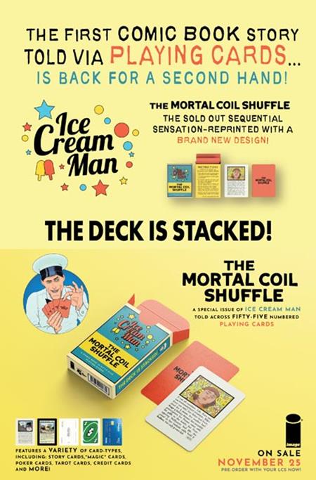 ICE CREAM MAN THE MORTAL COIL SHUFFLE CARD (NEW EDITION) (MR) (Pre-Order by 10/05/26 | Est. In-Store: 11/25/26 | Ships after release)
