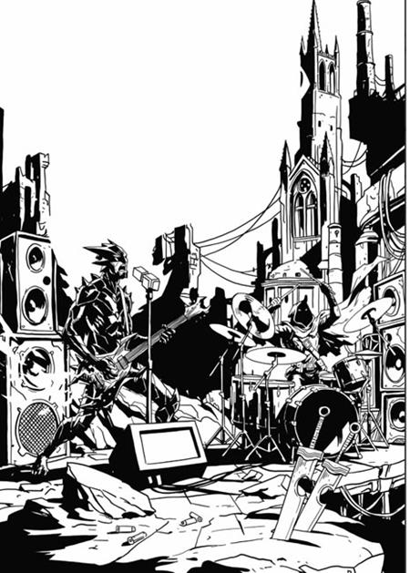 FIREBORN #6 CVR F EMMANUEL GERVASONI CARDSTOCK CONCERT B&W VAR (Pre-Order by 11/02/26 | Est. In-Store: 11/25/26 | Ships after release)