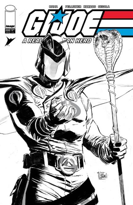 GI JOE A REAL AMERICAN HERO #334 CVR B LEE WEEKS B&W VAR (Pre-Order by 10/19/26 | Est. In-Store: 11/11/26 | Ships after release)