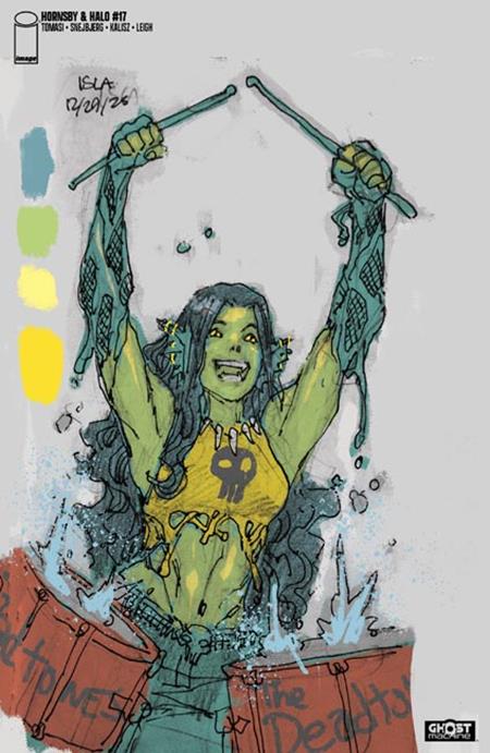 HORNSBY & HALO #17 CVR C FRANCIS MANAPUL DESIGN SKETCH VAR (Pre-Order by 10/26/26 | Est. In-Store: 11/18/26 | Ships after release)