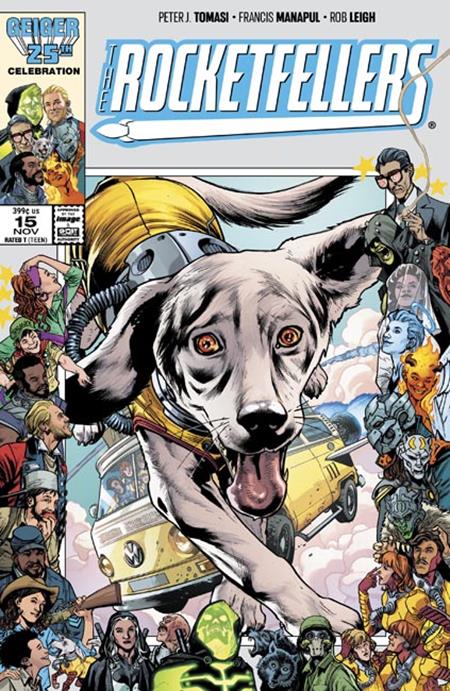 ROCKETFELLERS #15 CVR B BRYAN HITCH & BRAD ANDERSON GEIGER #25 ANNIVERSARY VAR (Pre-Order by 11/02/26 | Est. In-Store: 11/25/26 | Ships after release)