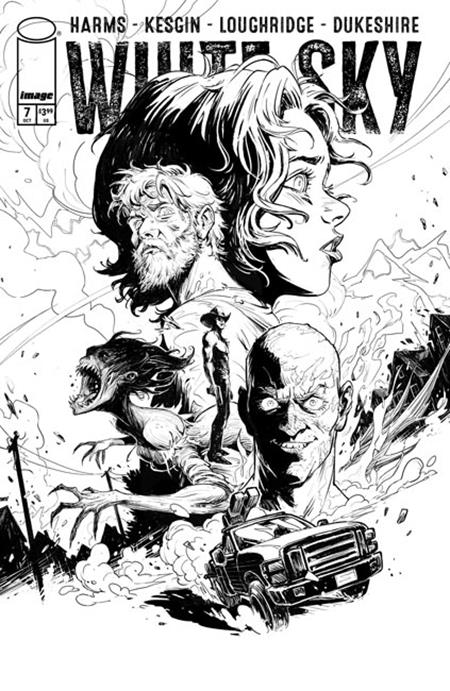WHITE SKY #7 CVR B SUMEYYE KESGIN B&W VAR (MR) (Pre-Order by 11/02/26 | Est. In-Store: 11/25/26 | Ships after release)
