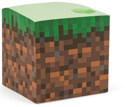 MINECRAFT GRASS BLOCK STICKY NOTE CUBE (Pre-Order by 09/28/26 | Est. In-Store: 11/04/26 | Ships after release)