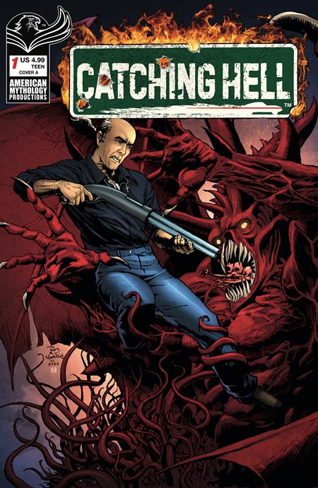 CATCHING HELL FEAT REGGIE BANNISTER #1 ROY ALLAN MARTINEZ SIGNED BY SA CHECK & JAMES KUHORIC VAR (Pre-Order by 10/05/26 | Est. In-Store: 11/04/26 | Ships after release)