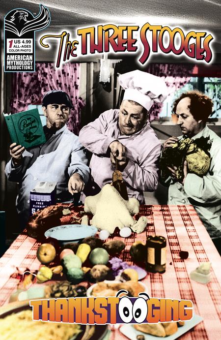 THREE STOOGES THANKSTOOGING #1 (ONE SHOT) CVR C COLOR PHOTO VAR (Pre-Order by 10/19/26 | Est. In-Store: 11/25/26 | Ships after release)