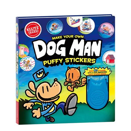 MAKE YOUR OWN DOG MAN PUFFY STICKERS HC (Pre-Order by 10/12/26 | Est. In-Store: 11/18/26 | Ships after release)