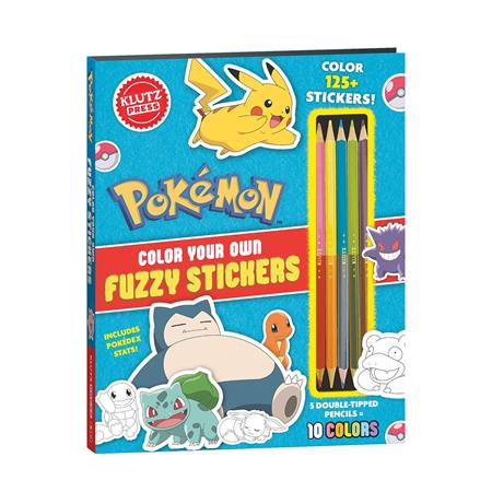 POKEMON COLOR YOUR OWN FUZZY STICKERS HC (Pre-Order by 10/12/26 | Est. In-Store: 11/18/26 | Ships after release)