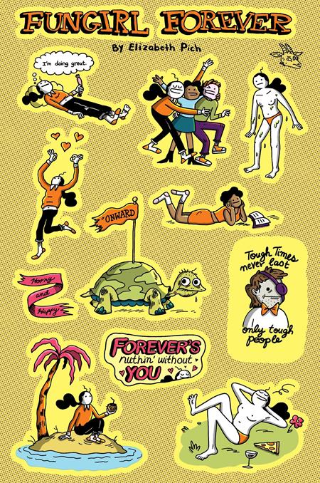 FUNGIRL FOREVER STICKER SHEET (MR) (Pre-Order by 10/26/26 | Est. In-Store: 12/02/26 | Ships after release)