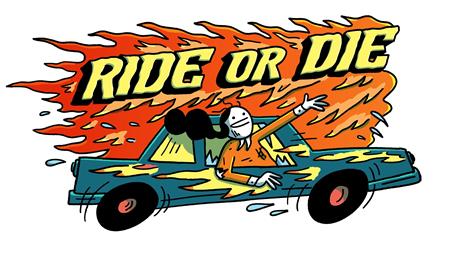 FUNGIRL FOREVER RIDE OR DIE STICKER (MR) (Pre-Order by 10/26/26 | Est. In-Store: 12/02/26 | Ships after release)