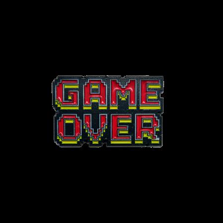 FP ORIGINAL GAMING GAME OVER ENAMEL PIN BADGE (Pre-Order by 11/02/26 | Est. In-Store: 12/16/26 | Ships after release)