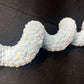 Light Blue Sparkle Crochet Snake