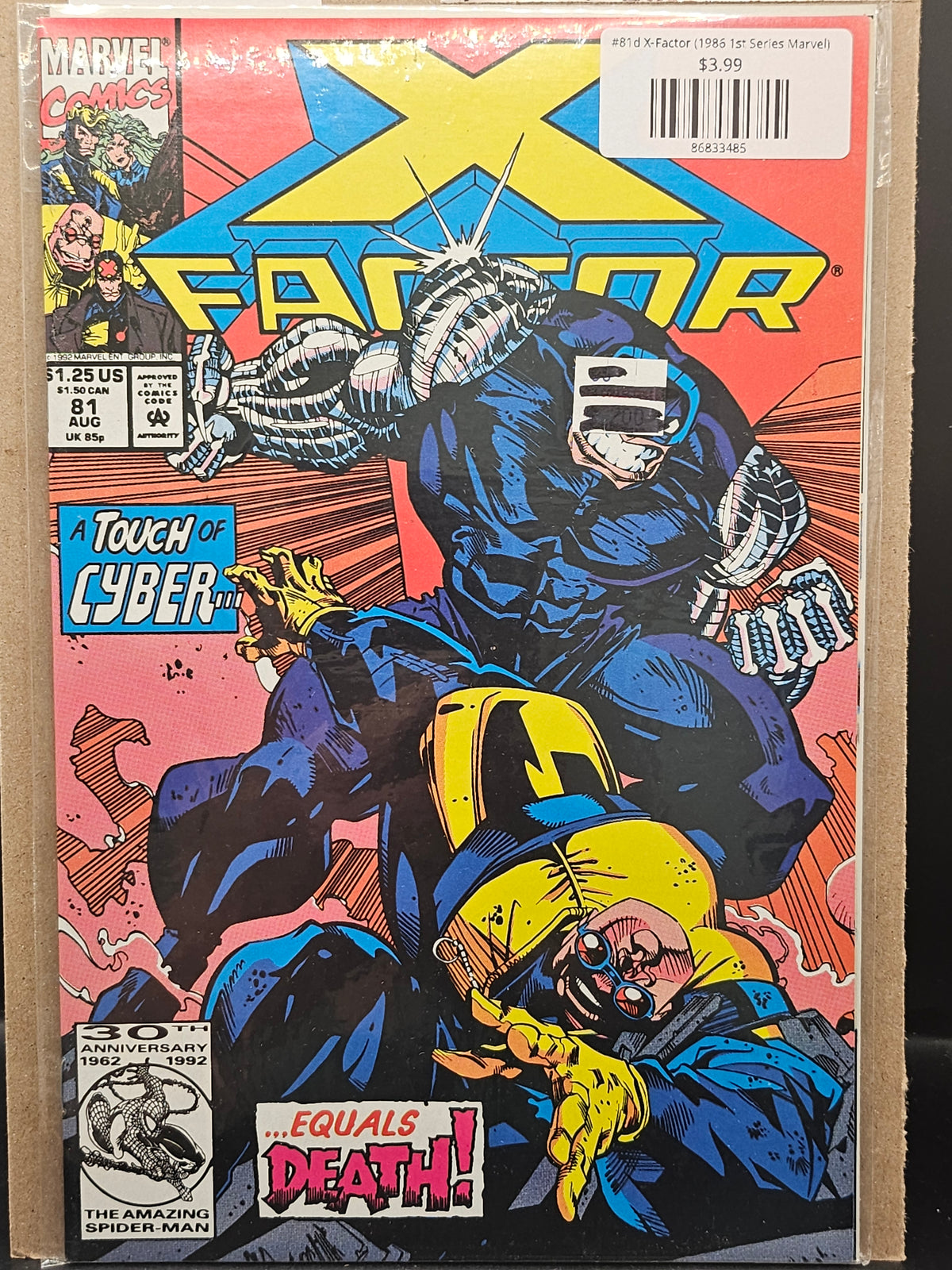#81d X-Factor (1986 1st Series Marvel)