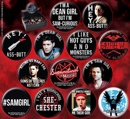 ATA-BOY HORROR MOVIES 144 PIECE BUTTTON ASST (NET) (Pre-Order by 10/26/26 | Est. In-Store: 12/16/26 | Ships after release)