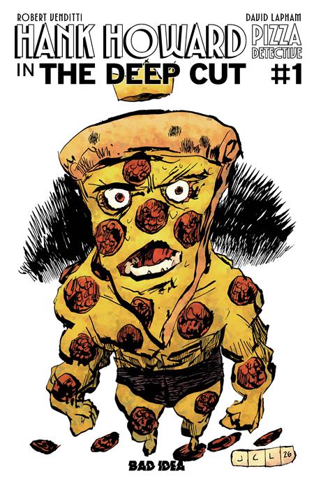 HANK HOWARD PIZZA DETECTIVE THE DEEP CUT #1 (ONE SHOT) CVR C PIZZA BY JESSE LONERGAN VAR (Pre-Order by 11/02/26 | Est. In-Store: 12/02/26 | Ships after release)