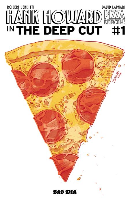 HANK HOWARD PIZZA DETECTIVE THE DEEP CUT #1 (ONE SHOT) CVR F PIZZA BY DECLAN SHALVEY VAR (Pre-Order by 11/02/26 | Est. In-Store: 12/02/26 | Ships after release)