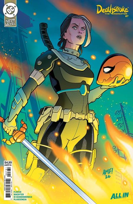 DF DEATHSTROKE THE TERMINATOR #7 VARIANT SIGNED BY TONY FLEECS (Pre-Order by 11/02/26 | Est. In-Store: 01/06/27 | Ships after release)