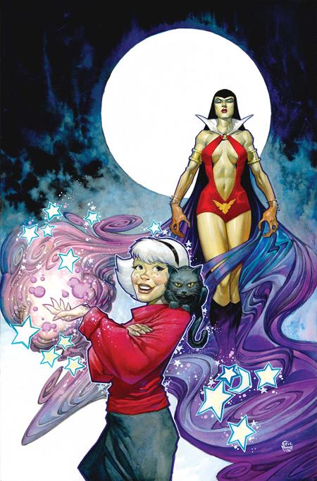SABRINA THE TEENAGE WITCH VAMPIRELLA #1 CVR H ERIC POWELL FOIL VIRGIN VAR (Pre-Order by 11/09/26 | Est. In-Store: 12/02/26 | Ships after release)