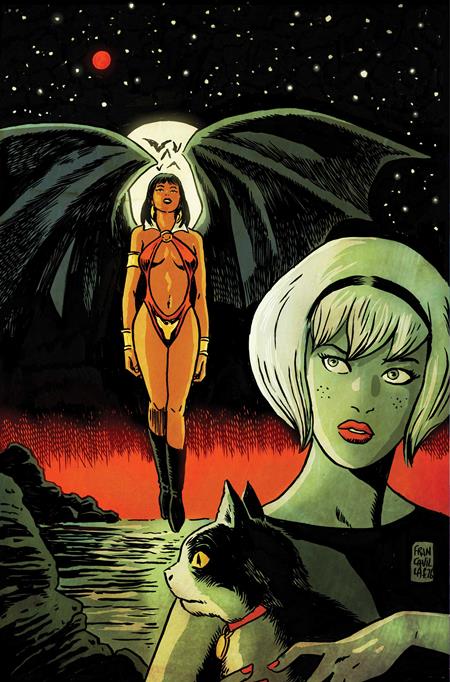 SABRINA THE TEENAGE WITCH VAMPIRELLA #1 CVR J FRANCESCO FRANCAVILLA LTD VIRGIN VAR (Pre-Order by 11/09/26 | Est. In-Store: 12/09/26 | Ships after release)