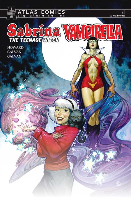 SABRINA THE TEENAGE WITCH VAMPIRELLA #1 CVR L ERIC POWELL ATLAS EDITION SIGNED BY TINI HOWARD VAR (Pre-Order by 11/09/26 | Est. In-Store: 12/16/26 | Ships after release)