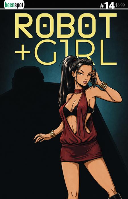 ROBOT + GIRL #14 CVR B MIKE WHITE SHADOW PERSON VAR (Pre-Order by 11/02/26 | Est. In-Store: 12/23/26 | Ships after release)