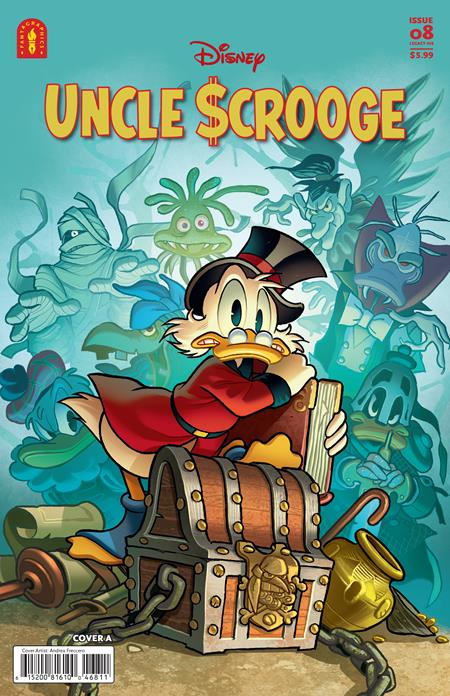 UNCLE SCROOGE LEGACY #468 THE CURSE OF HP HATEQUACK CVR A ANDREA FRECCERO (Pre-Order by 11/02/26 | Est. In-Store: 12/09/26 | Ships after release)