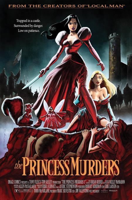 PRINCESS MURDERS #1 CVR C TIM SEELEY & ALLEN PASSALAQUA ARMY OF DARKNESS HORROR HOMAGE VAR (Pre-Order by 11/09/26 | Est. In-Store: 12/09/26 | Ships after release)