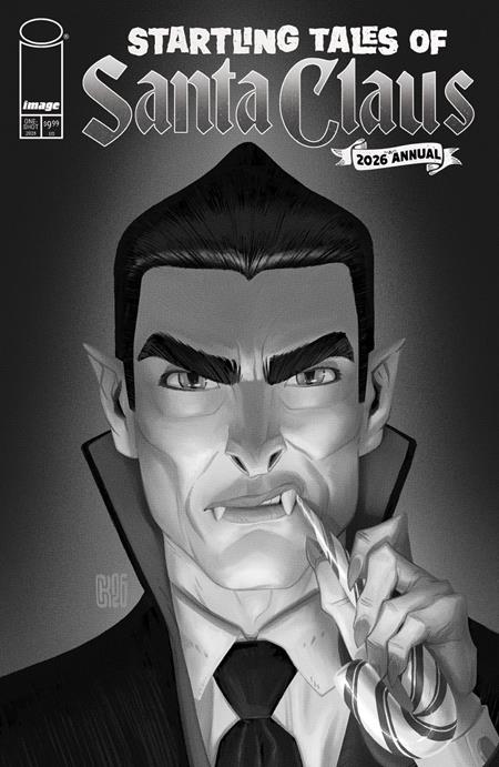 STARTLING TALES OF SANTA CLAUS 2026 ANNUAL CVR D SEAKAE B&W VAR (Pre-Order by 11/09/26 | Est. In-Store: 12/02/26 | Ships after release)