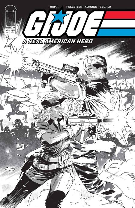 GI JOE A REAL AMERICAN HERO #335 CVR B LEE WEEKS B&W VAR (Pre-Order by 11/09/26 | Est. In-Store: 12/09/26 | Ships after release)