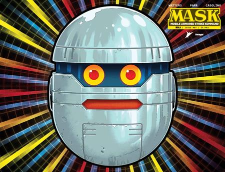 MASK #7 CVR H PYE PARR & LUKE PREECE DIE CUT MASK VAR (Pre-Order by 11/09/26 | Est. In-Store: 12/02/26 | Ships after release)