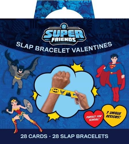 DC SUPER FRIENDS SLAP BRACELET VALENTINES (Pre-Order by 10/26/26 | Est. In-Store: 12/02/26 | Ships after release)