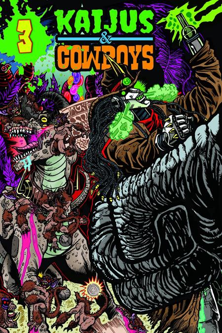 KAIJUS AND COWBOYS #3 (OF 12) CVR A FRANKIE B WASHINGTON (Pre-Order by 10/26/26 | Est. In-Store: 12/09/26 | Ships after release)
