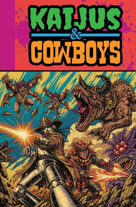 KAIJUS AND COWBOYS #3 (OF 12) CVR B FERXPAIN EC COMICS VAR (Pre-Order by 10/26/26 | Est. In-Store: 12/09/26 | Ships after release)