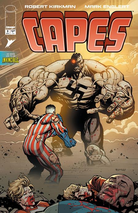 INVINCIBLE UNIVERSE CAPES #3 CVR A RYAN OTTLEY & DAVE MCCAIG (Order By 12/15/2025) (Estimated In Store By 01/28/2026)