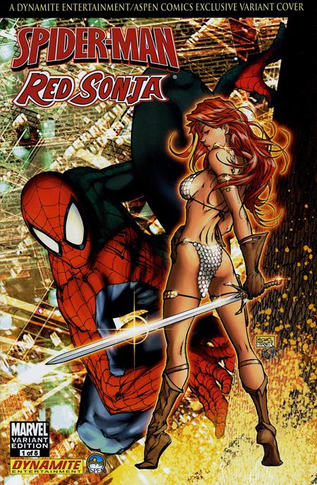 DF SPIDER-MAN RED SONJA #1 DYNAMITE ASPEN EXCLUSIVE BY MICHAEL TURNER CGC GRADED (Order By 01/05/26) (Estimated In Store By 02/25/26)