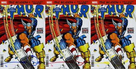 DF TRUE BELIEVERS THOR #337 ENCORE EDITION TRIPLE SIGNATURE SET SIGNED BY WALT SIMONSON (Order By 01/05/26) (Estimated In Store By 02/25/26)