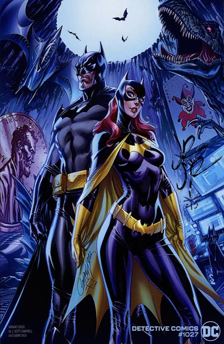 DF DETECTIVE COMICS #1027 J SCOTT CAMPBELL VARIANT SIGNED BY JOHN ROMITA JR (Order By 01/05/26) (Estimated In Store By 02/25/26)