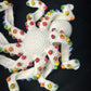 White Rainbow Crochet Octopus