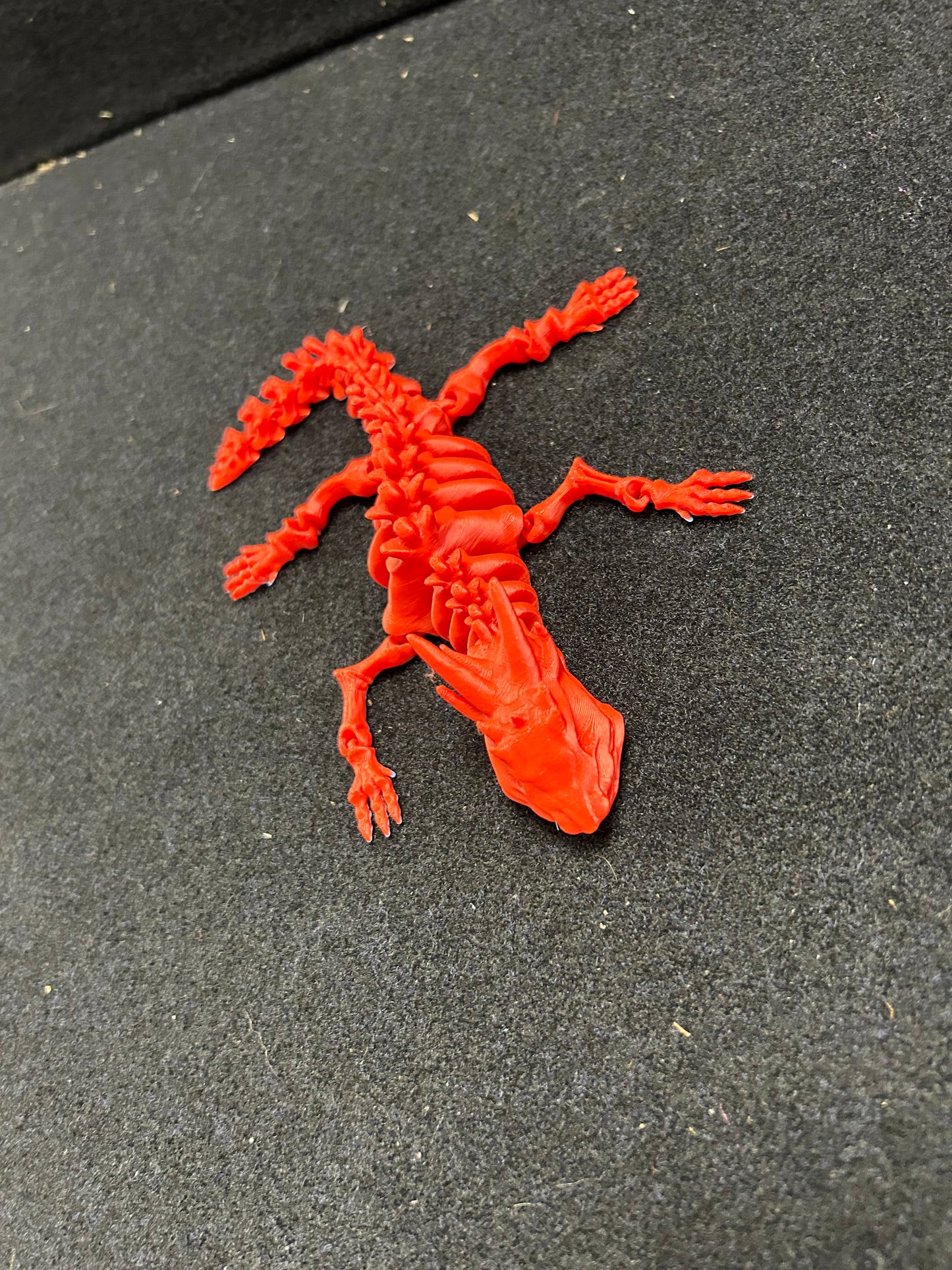 3D Printed Red Bone Dragon