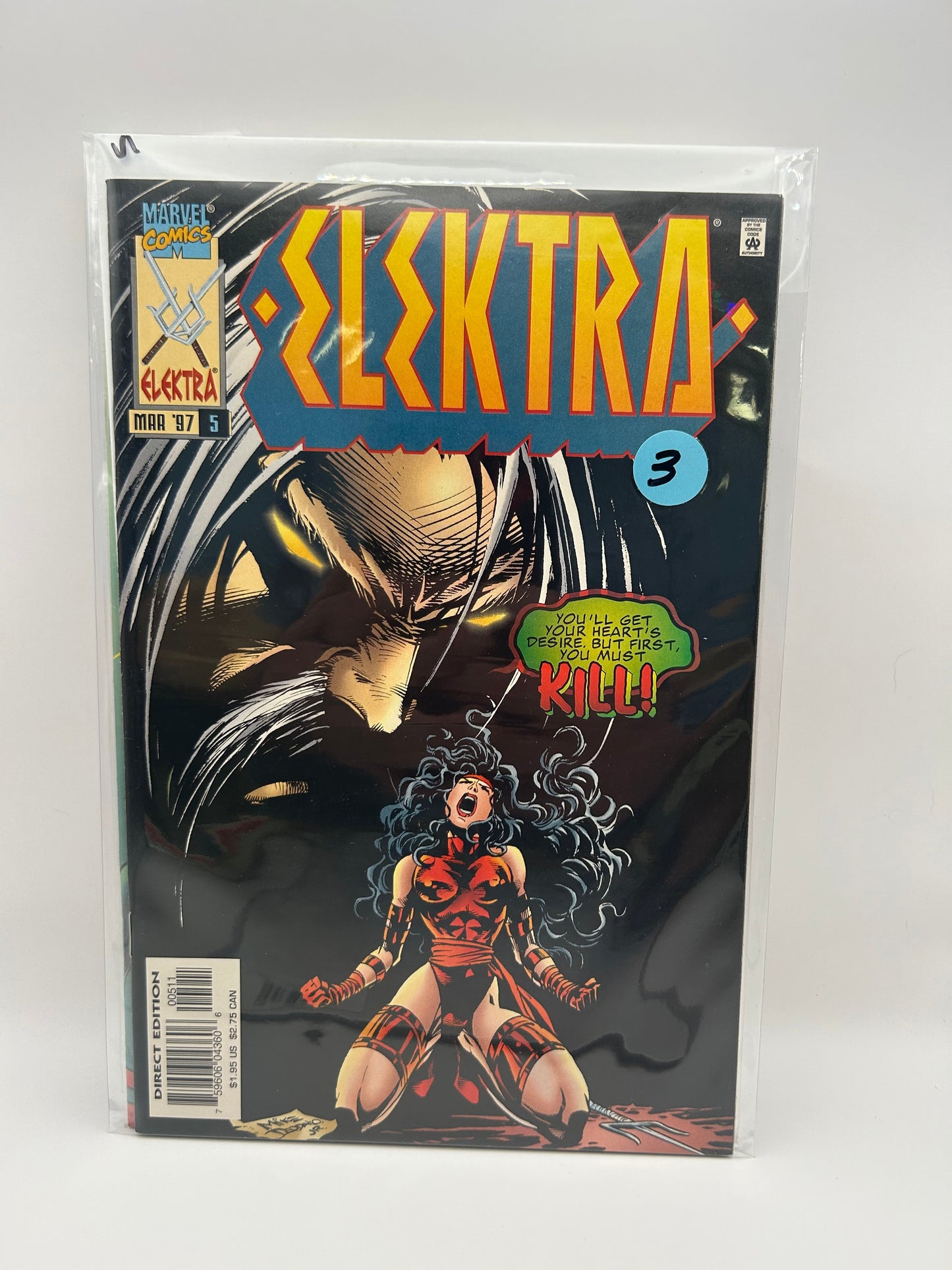 #5 - Elektra – Marvel – 1996–1998 – Ongoing Series – #1–19