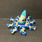 Blue White Crochet Octopus