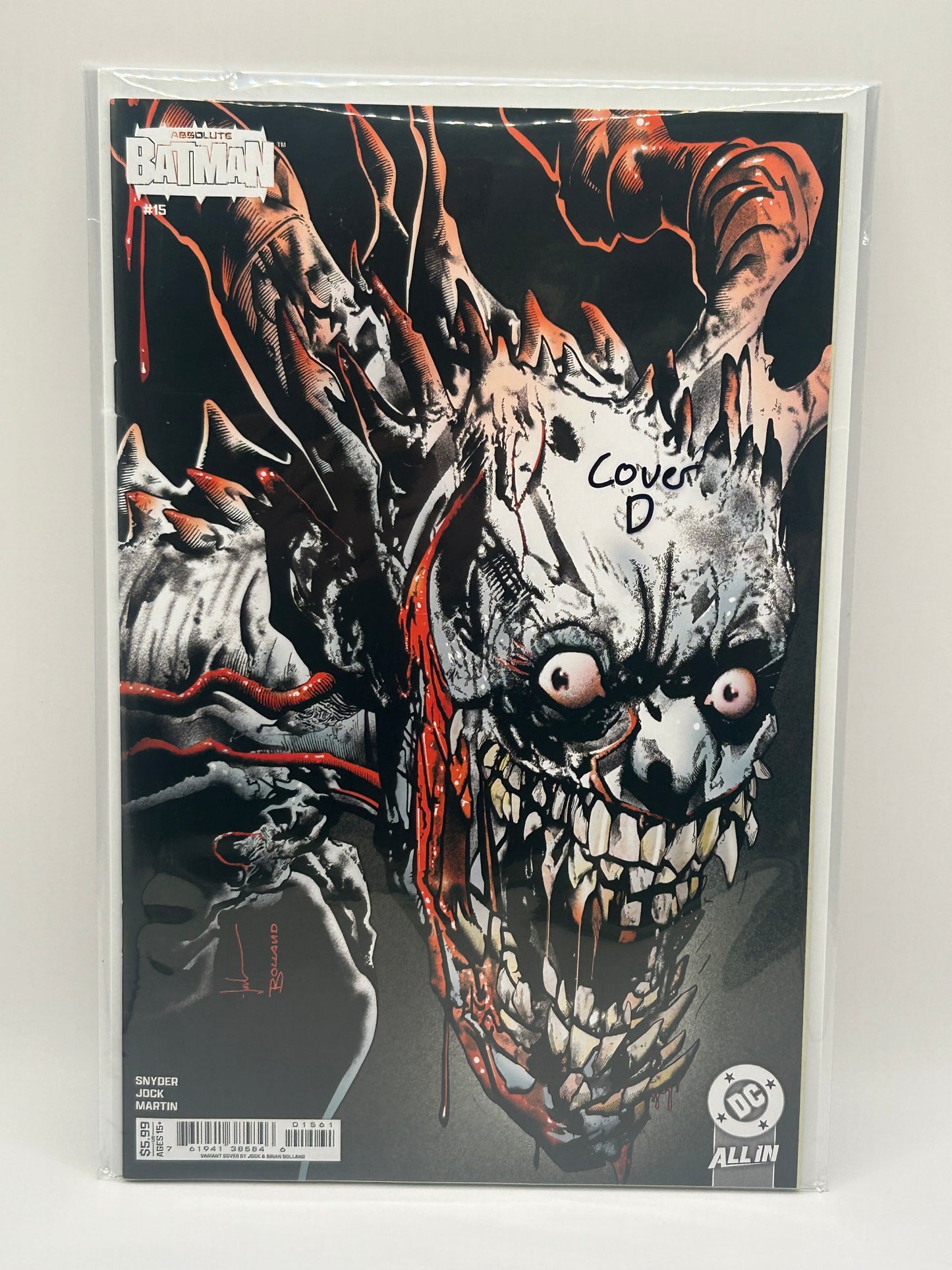 #15 Cover D First Printing - Absolute Batman – DC – 2024–2026 – Volume 1 – Ongoing Series