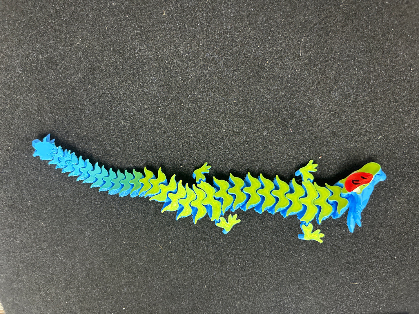 3D Printed Blue/Green Dragon