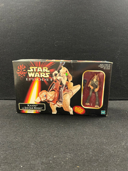 Star wars episode 1 Kaadu and jar jar binks Hasbro
