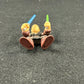 Anakin Skywalker with blue and green lightsabers mini figure