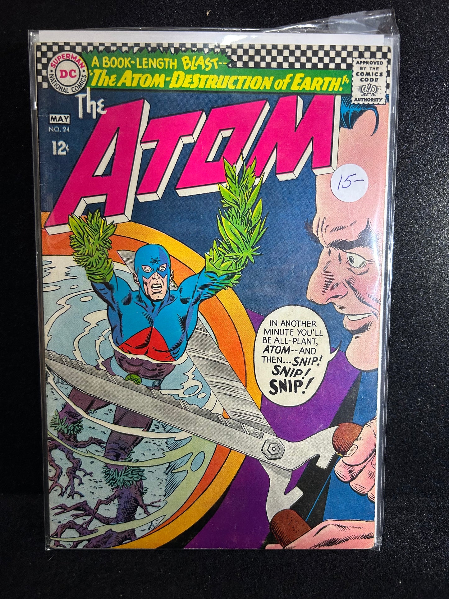 The Atom #24 - The Atom-Destruction of Earth (DC 1966)