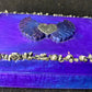 Purple Blue Heart Jewelry Box