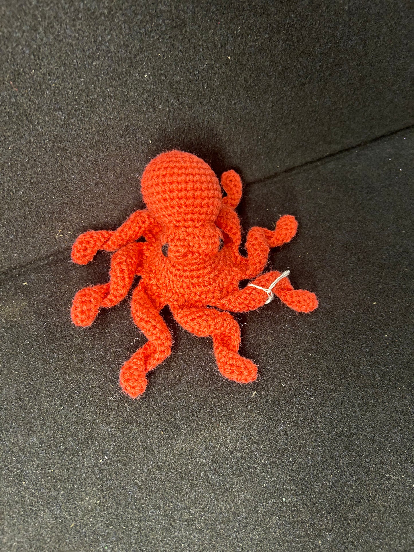 Red Crochet Octopus