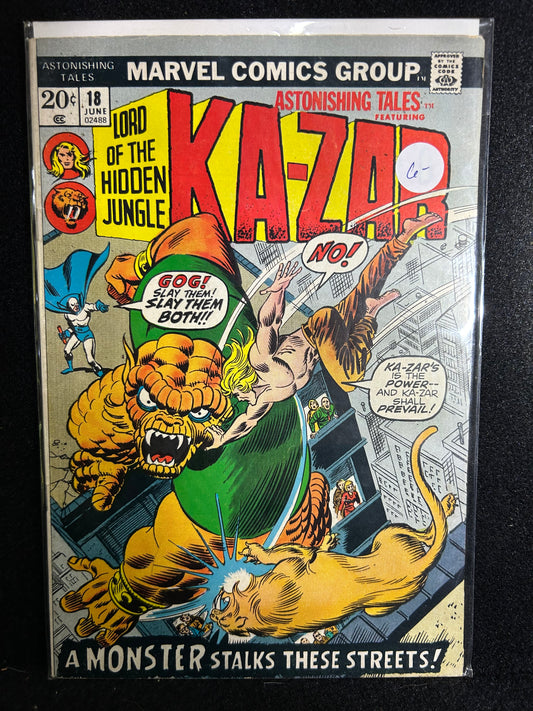 Astonishing Tales #18 - Featuring Ka-Zar (Marvel 1973)