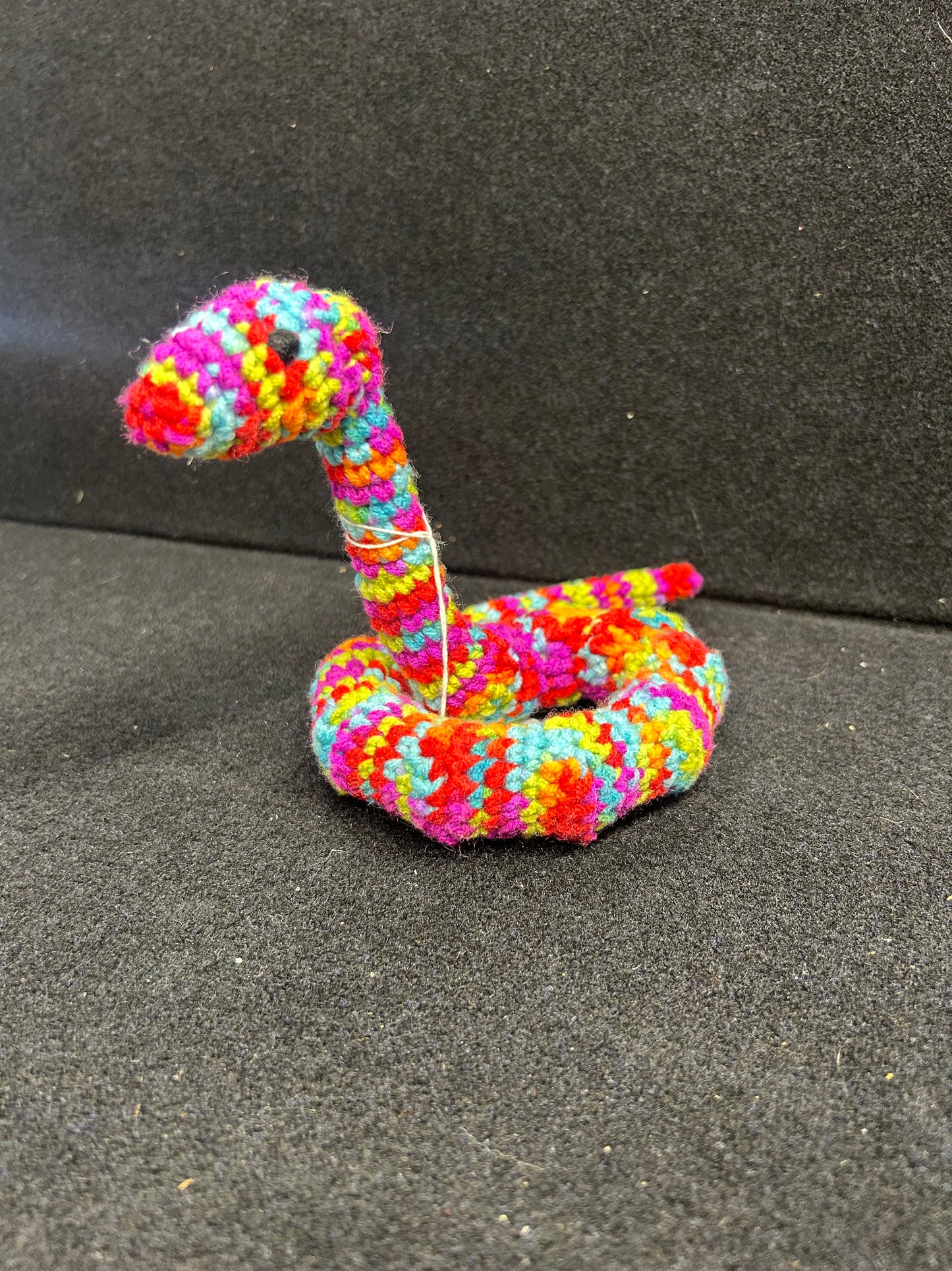 Multicolor Crochet Snake